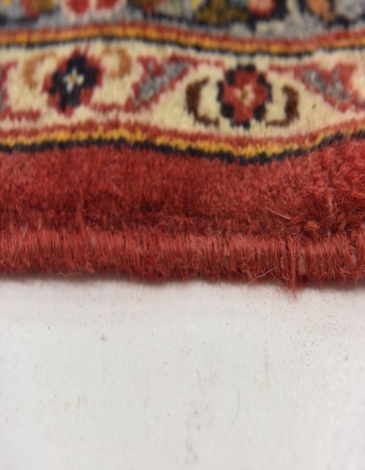 Detail image of  9' 6 x 13' 6  Hand Knotted Mashad Persian Wool Rug