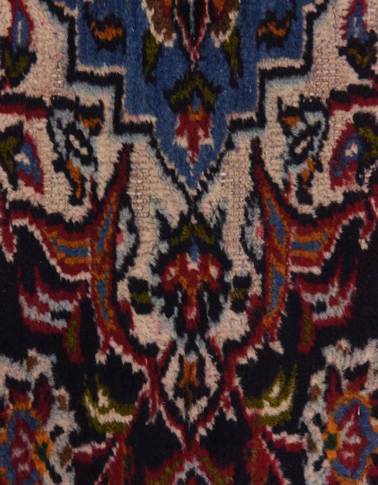 Detail image of  9' 9 x 12' 10  Hand Knotted Mashad Persian Wool Rug