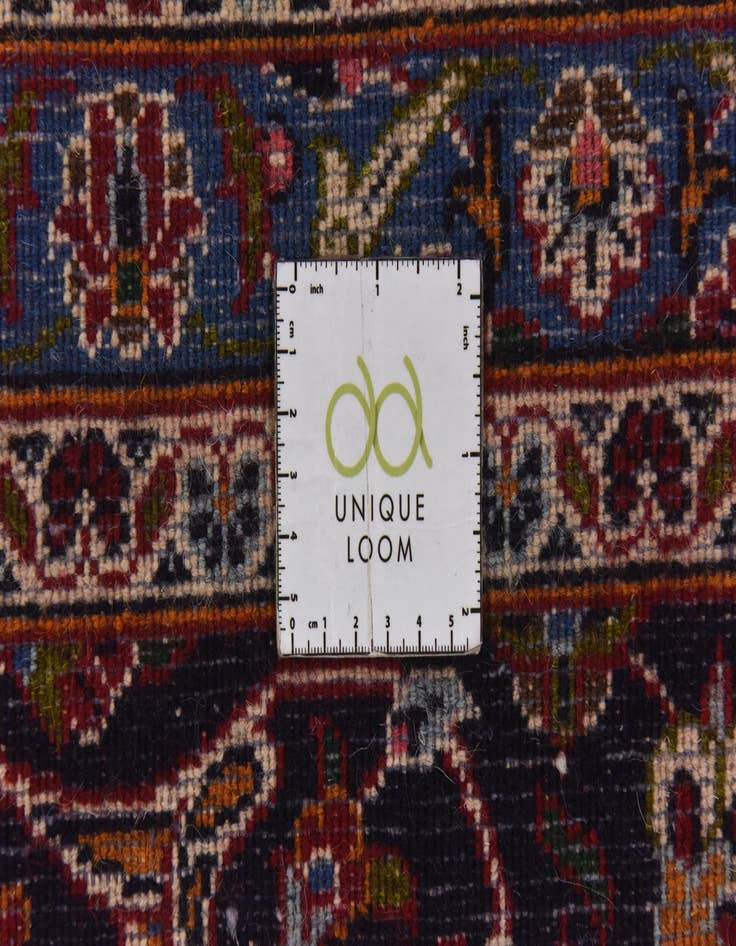 Detail image of  9' 9 x 12' 10  Hand Knotted Mashad Persian Wool Rug