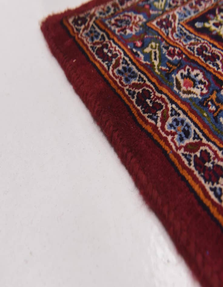 Detail image of  9' 9 x 12' 10  Hand Knotted Mashad Persian Wool Rug