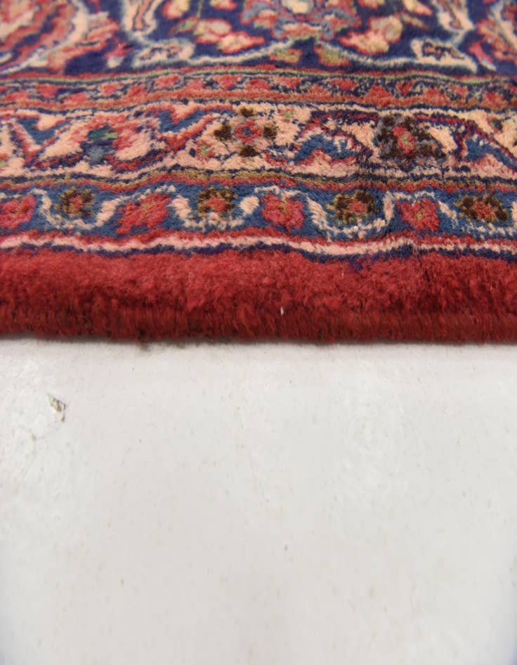 Detail image of  9' 8 x 12' 8  Hand Knotted Mashad Persian Wool Rug