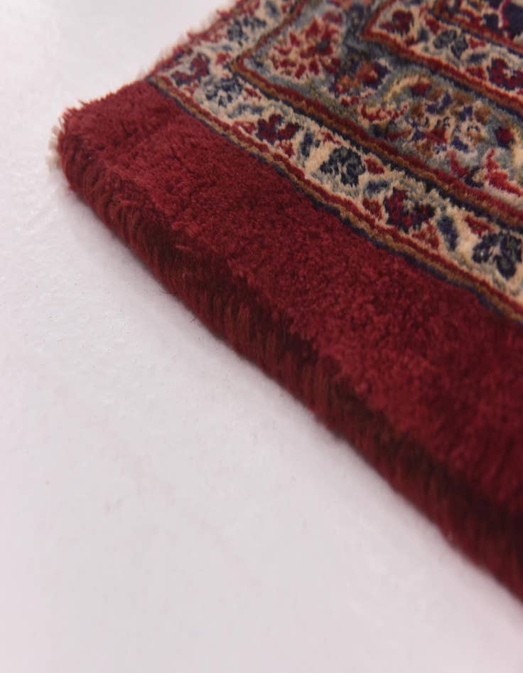 Detail image of  9' 7 x 12' 7  Hand Knotted Mashad Persian Wool Rug