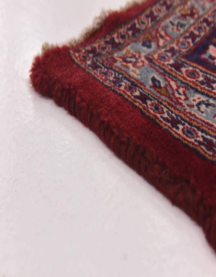 Detail image of  9' 10 x 13'  Hand Knotted Mashad Persian Wool Rug