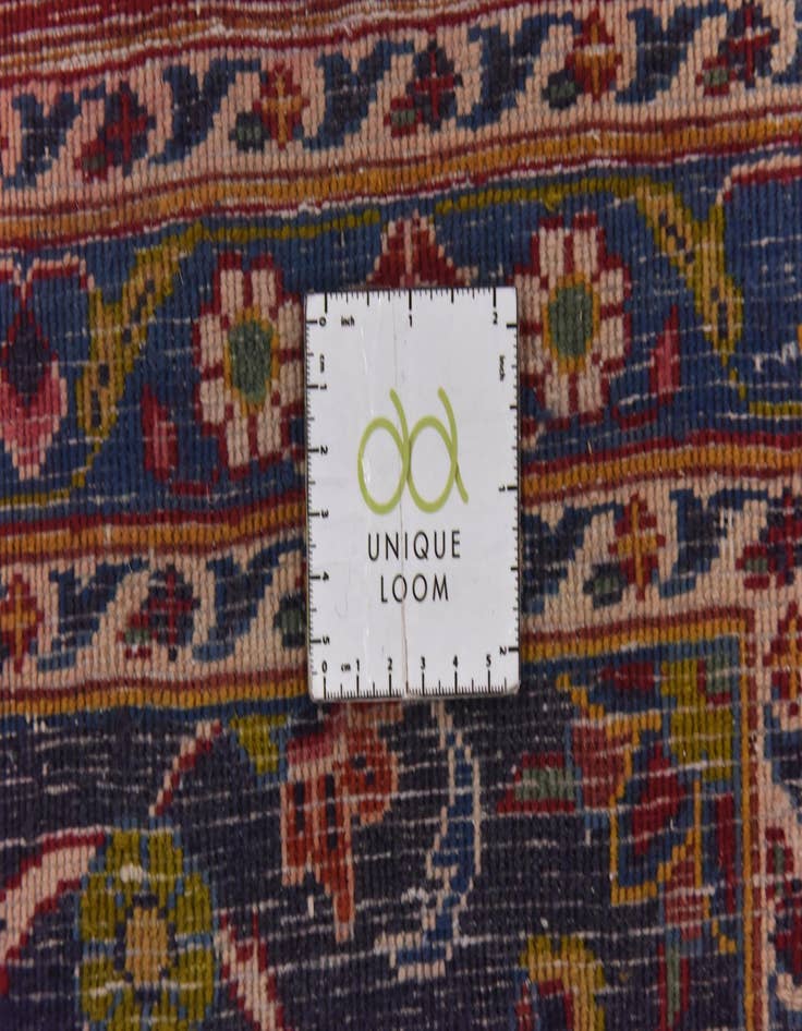 Detail image of  9' 8 x 13'  Hand Knotted Mashad Persian Wool Rug