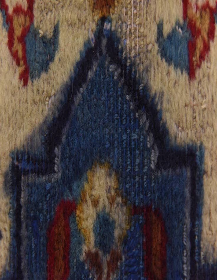 Detail image of  9' 6 x 12' 6  Hand Knotted Mashad Persian Wool Rug