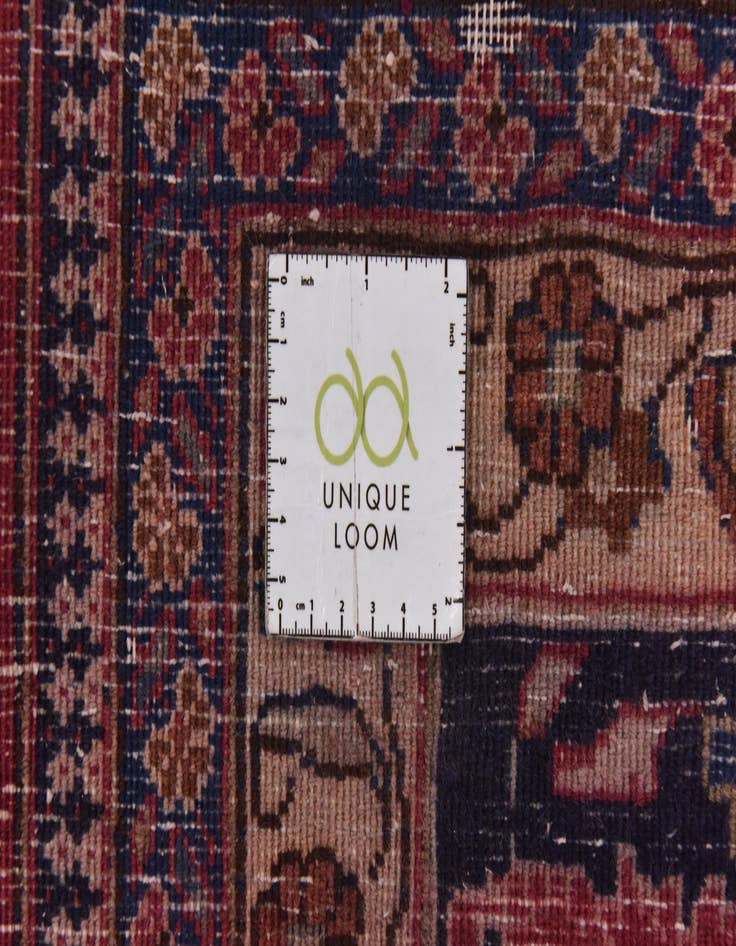 Detail image of  9' 9 x 12' 10  Hand Knotted Mashad Persian Wool Rug