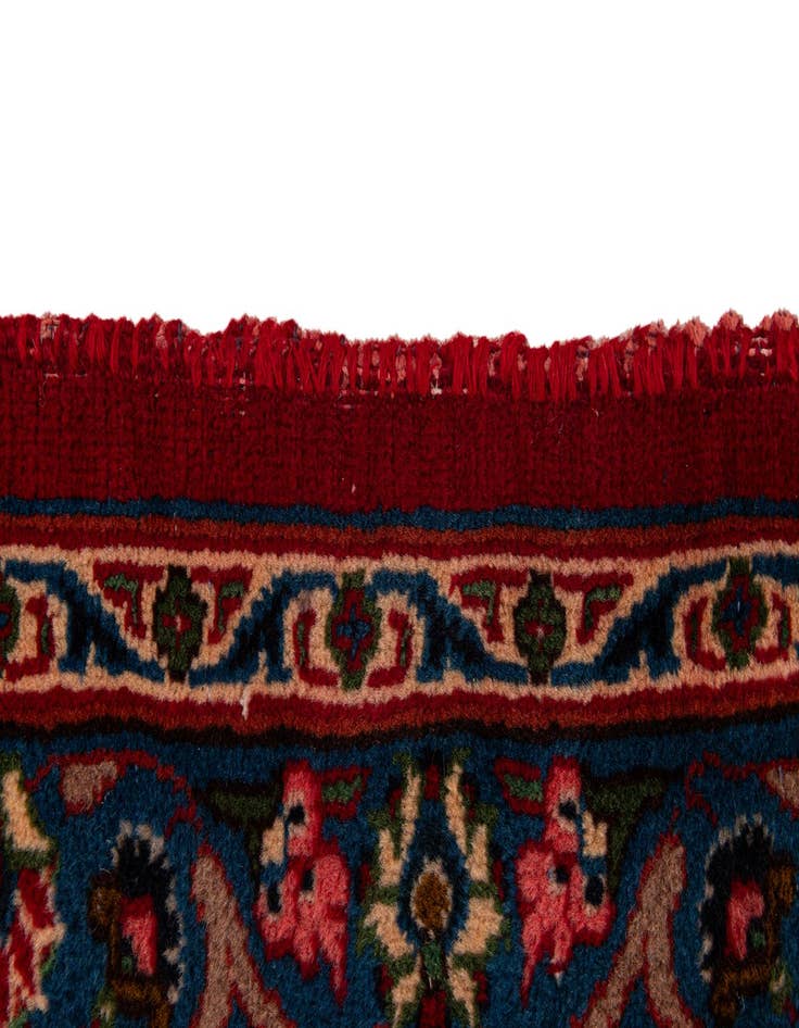 Detail image of  9' 10 x 12' 8  Hand Knotted Mashad Persian Wool Rug