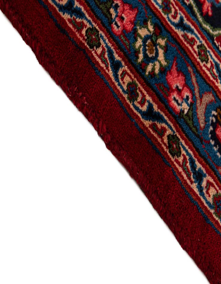 Detail image of  9' 10 x 12' 8  Hand Knotted Mashad Persian Wool Rug