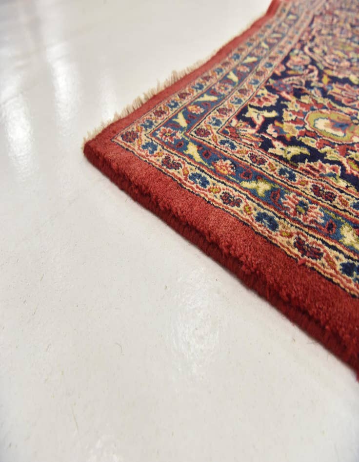 Detail image of  9' 8 x 13' 5  Hand Knotted Mashad Persian Wool Rug