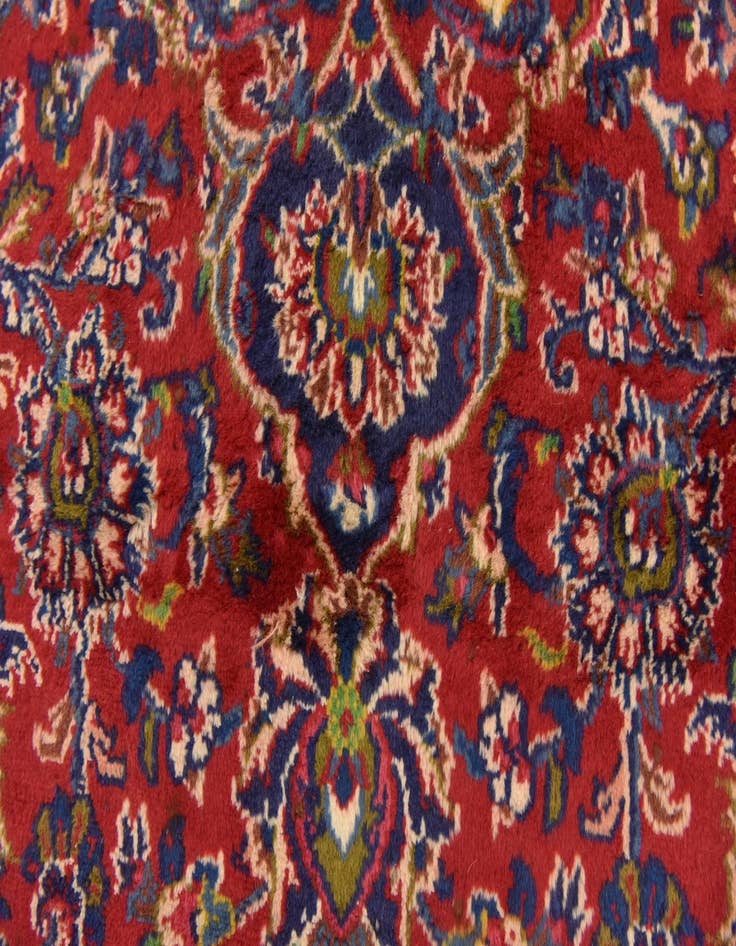 Detail image of  9' 9 x 12' 10  Hand Knotted Mashad Persian Wool Rug