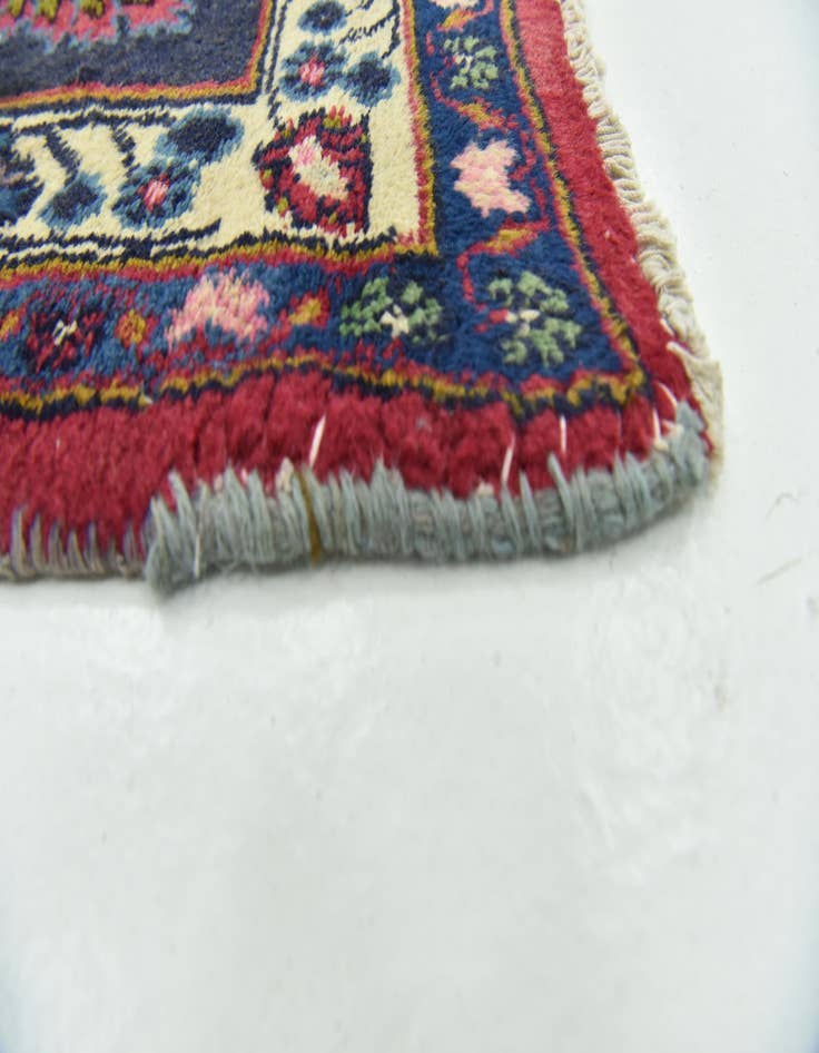 Detail image of  9' 6 x 12' 6  Hand Knotted Mashad Persian Wool Rug