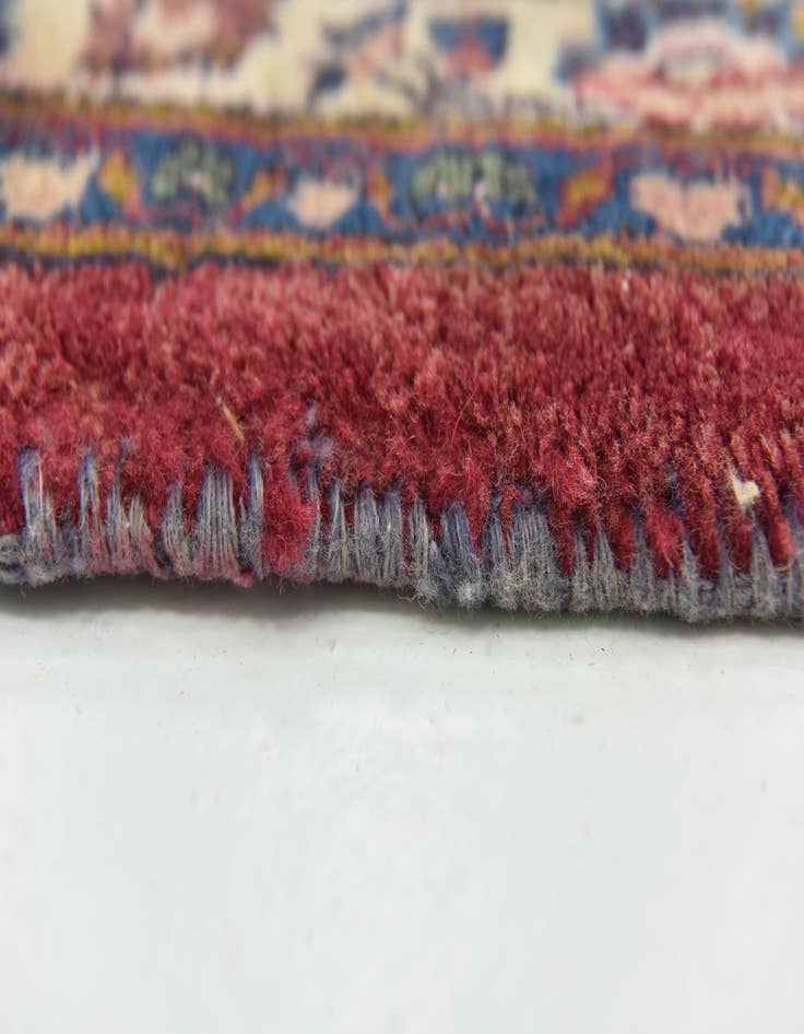 Detail image of  9' 6 x 12' 6  Hand Knotted Mashad Persian Wool Rug