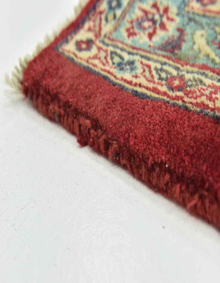 Detail image of  9' 7 x 12' 9  Hand Knotted Mashad Persian Wool Rug