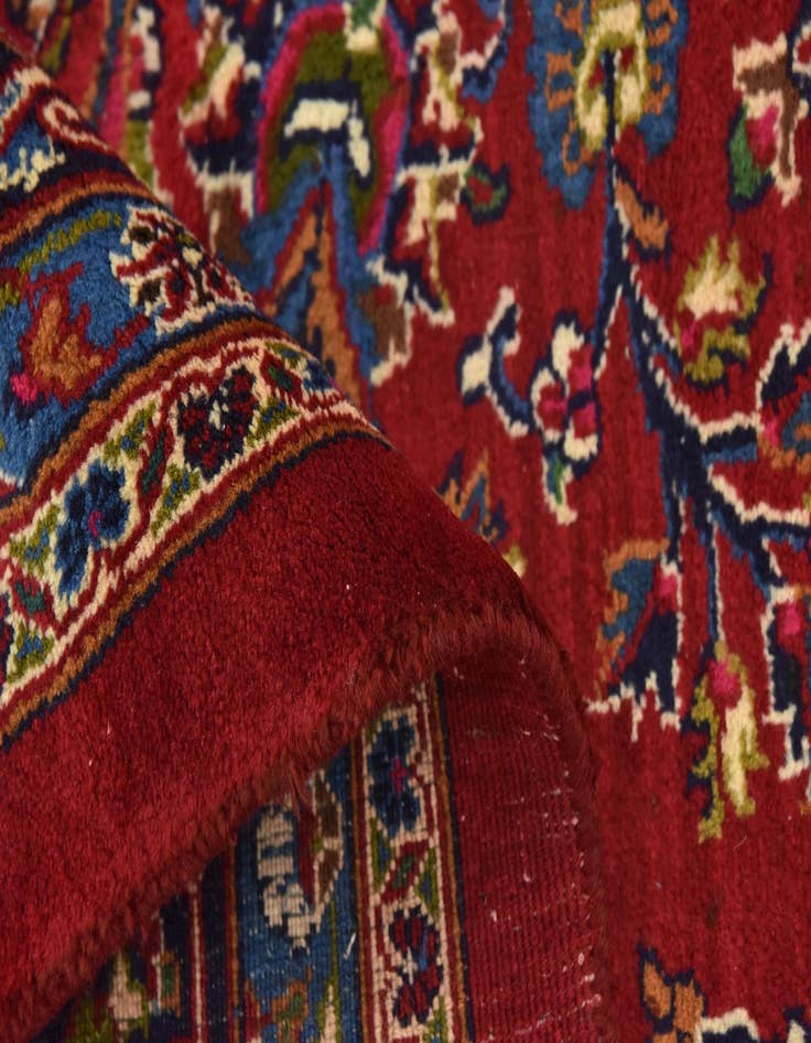 Detail image of  9' 10 x 12' 4  Hand Knotted Mashad Persian Wool Rug
