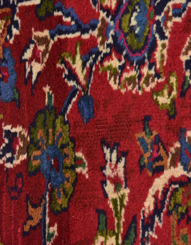 Detail image of  9' 10 x 12' 4  Hand Knotted Mashad Persian Wool Rug