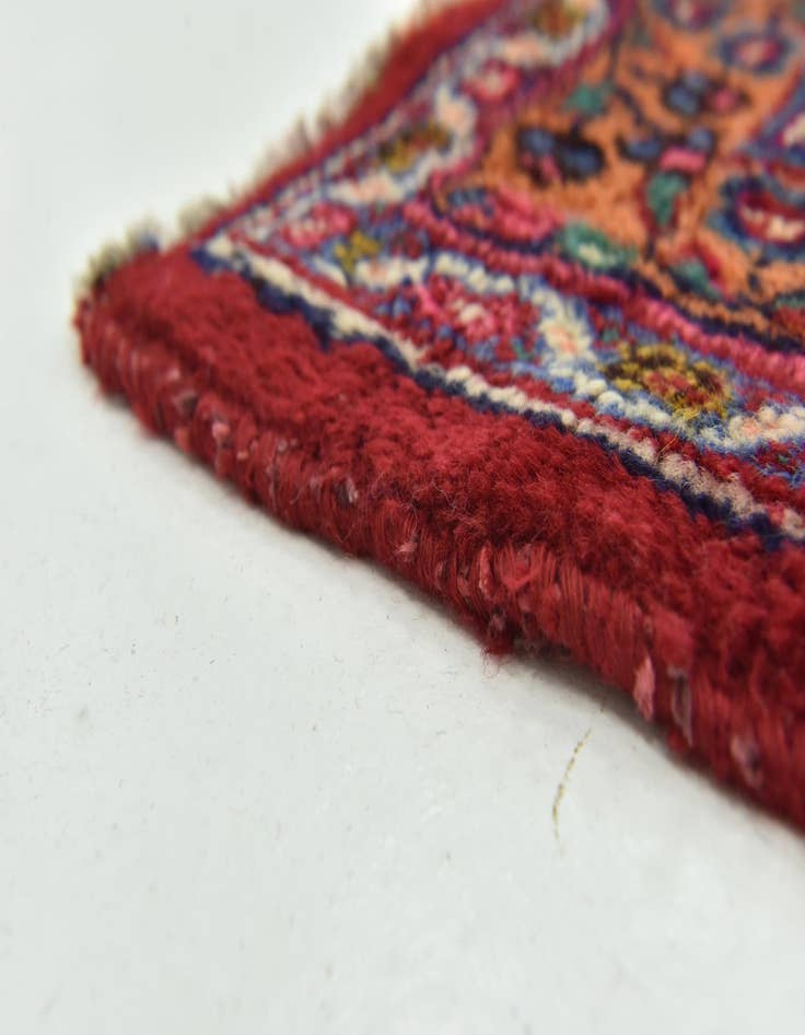 Detail image of  9' 6 x 12' 8  Hand Knotted Mashad Persian Wool Rug