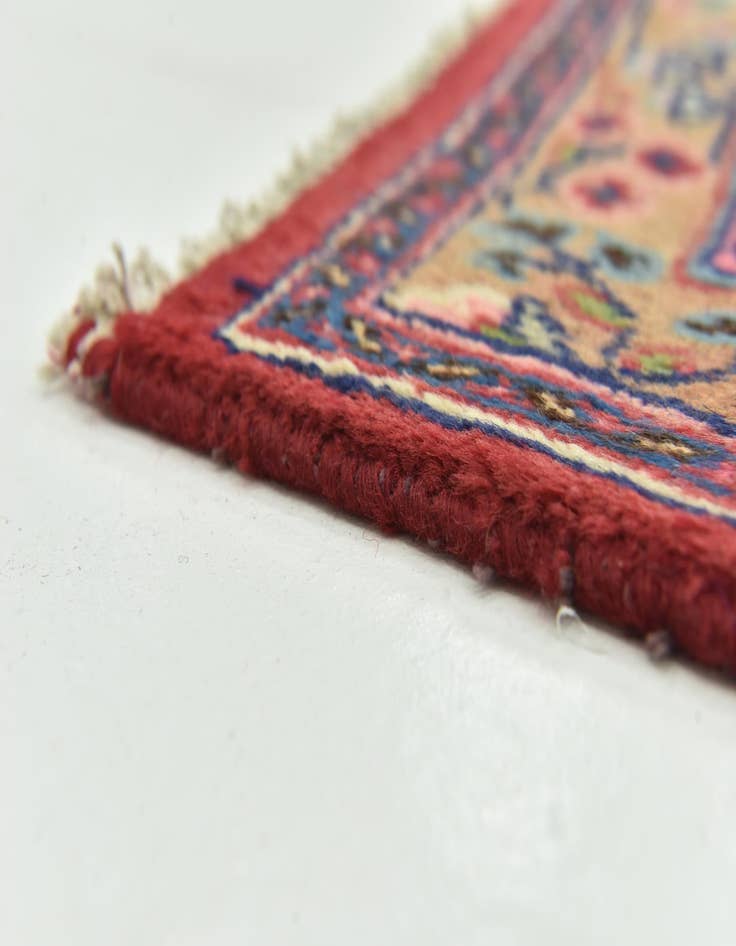 Detail image of  9' 7 x 12' 8  Hand Knotted Mashad Persian Wool Rug