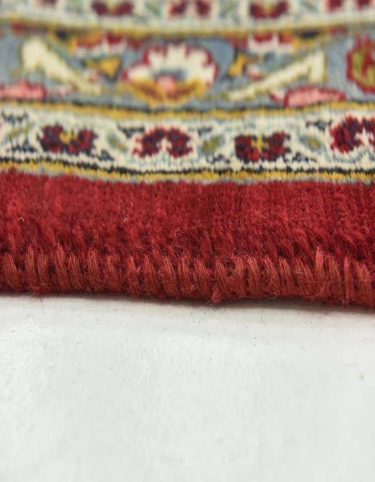 Detail image of  9' 8 x 12' 5  Hand Knotted Mashad Persian Wool Rug