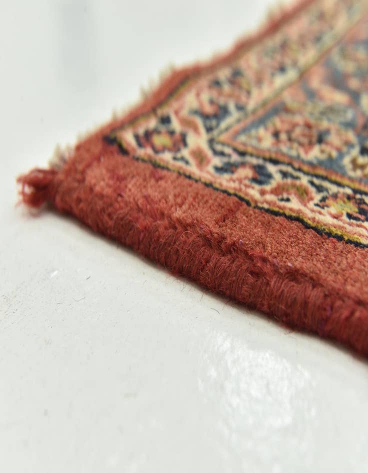 Detail image of  9' 9 x 12' 7  Hand Knotted Mashad Persian Wool Rug