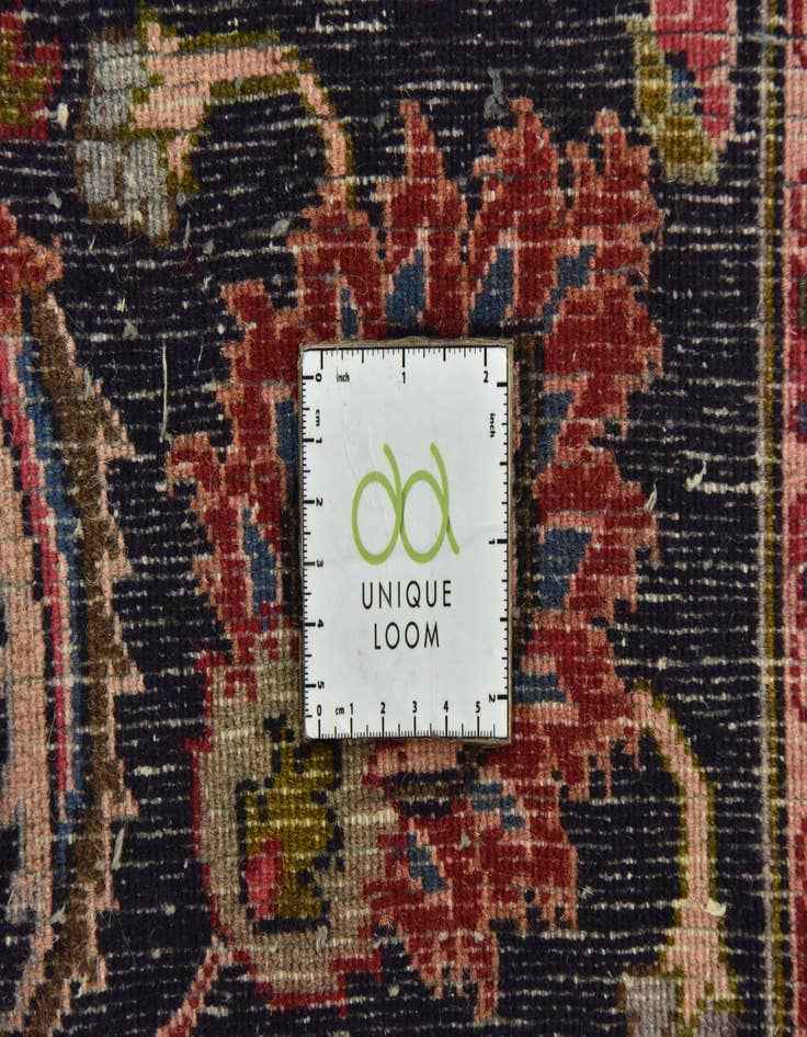 Detail image of  9' 9 x 12' 10  Hand Knotted Mashad Persian Wool Rug