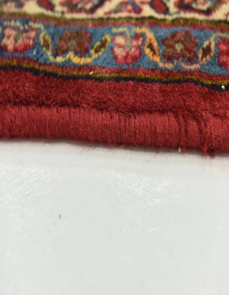 Detail image of  9' 9 x 12' 10  Hand Knotted Mashad Persian Wool Rug