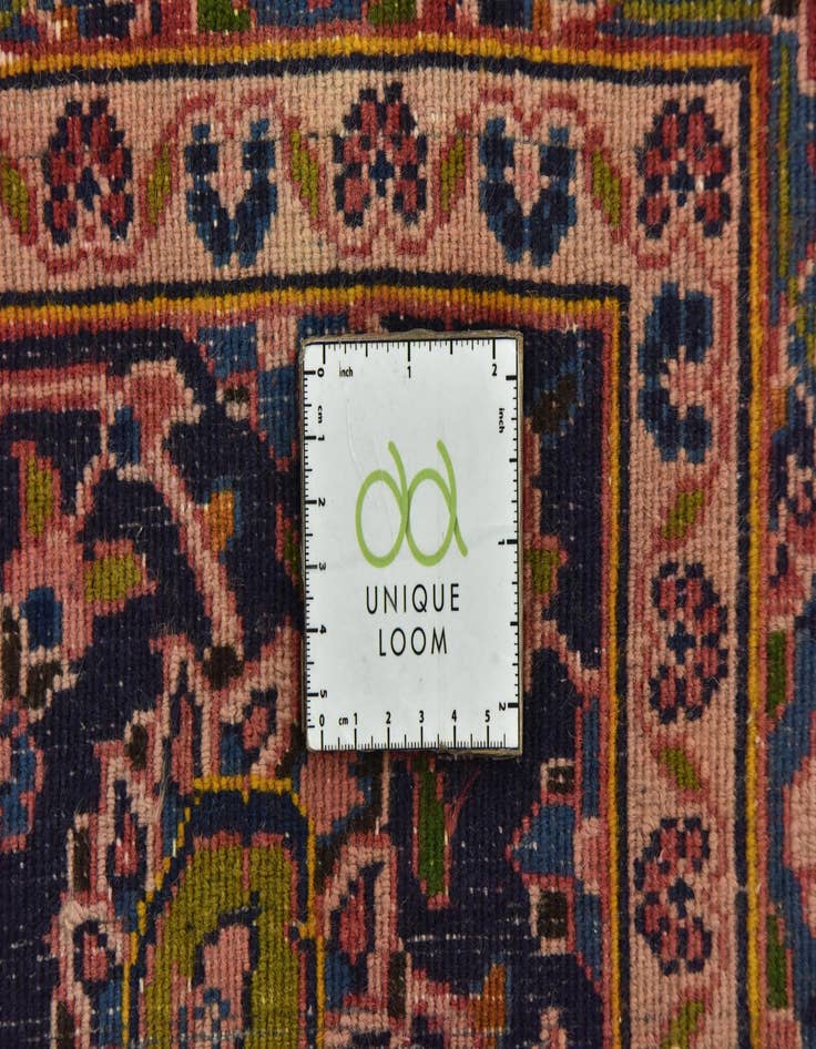 Detail image of  9' 6 x 12' 6  Hand Knotted Mashad Persian Wool Rug