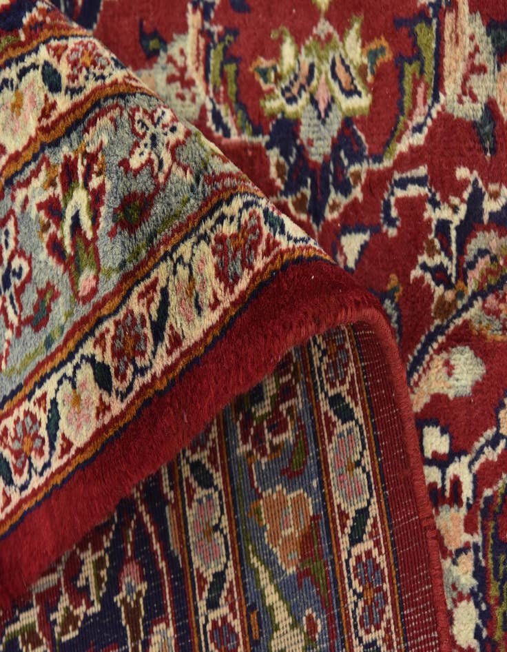 Detail image of  9' 8 x 12' 8  Hand Knotted Mashad Persian Wool Rug