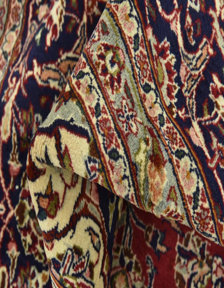 Detail image of  9' 8 x 12' 8  Hand Knotted Mashad Persian Wool Rug