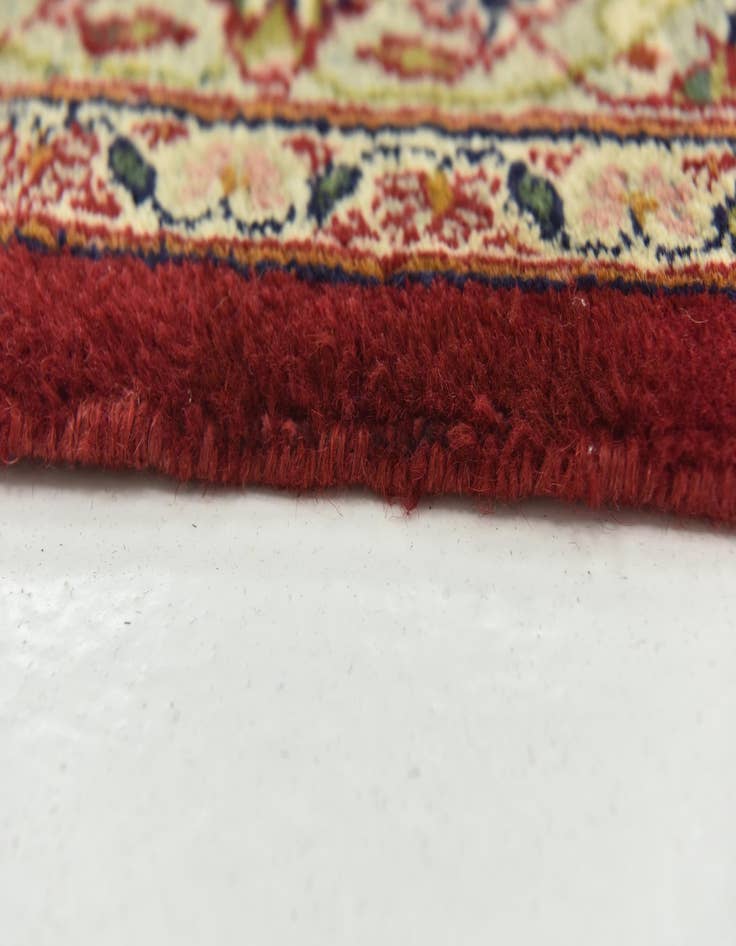 Detail image of  9' 8 x 12' 8  Hand Knotted Mashad Persian Wool Rug