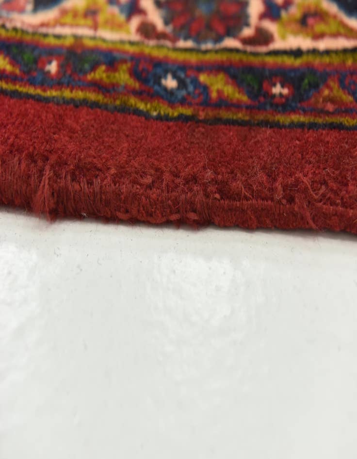 Detail image of  9' 7 x 12' 7  Hand Knotted Mashad Persian Wool Rug