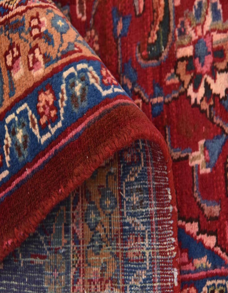 Detail image of  9' 6 x 12' 11  Hand Knotted Mashad Persian Wool Rug