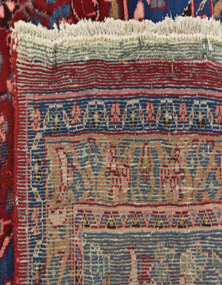 Detail image of  9' 6 x 12' 11  Hand Knotted Mashad Persian Wool Rug