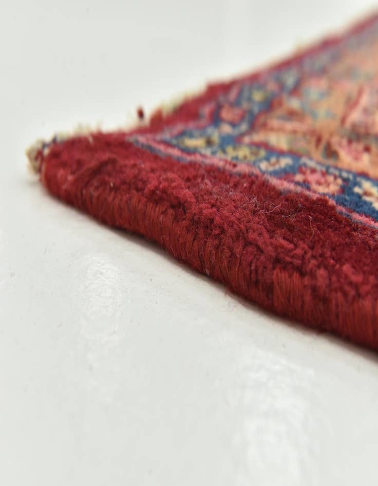 Detail image of  9' 6 x 12' 11  Hand Knotted Mashad Persian Wool Rug