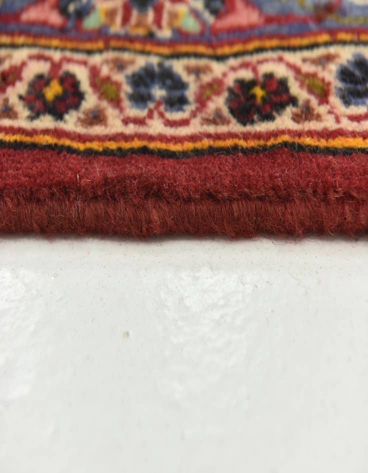 Detail image of 9' 6 x 13' 4 Hand Knotted Mashad Persian Wool Rug