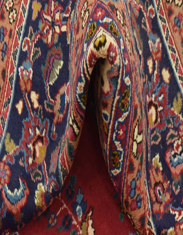 Detail image of  9' 6 x 12' 10  Hand Knotted Mashad Persian Wool Rug