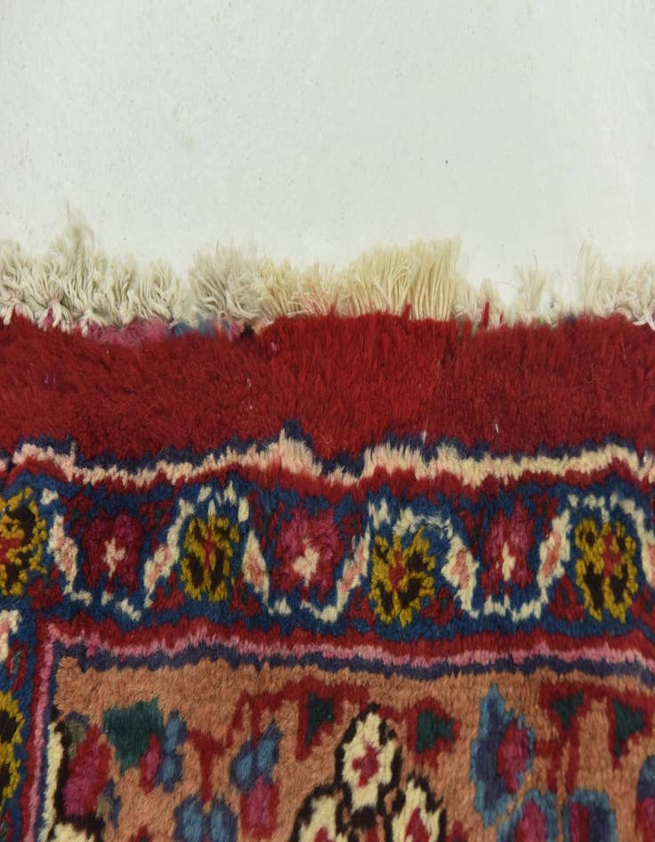 Detail image of  9' 6 x 12' 10  Hand Knotted Mashad Persian Wool Rug