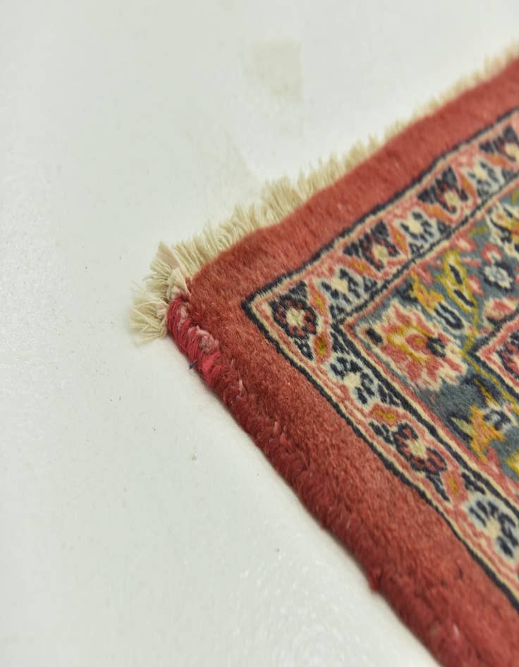 Detail image of  9' 8 x 12' 10  Hand Knotted Mashad Persian Wool Rug