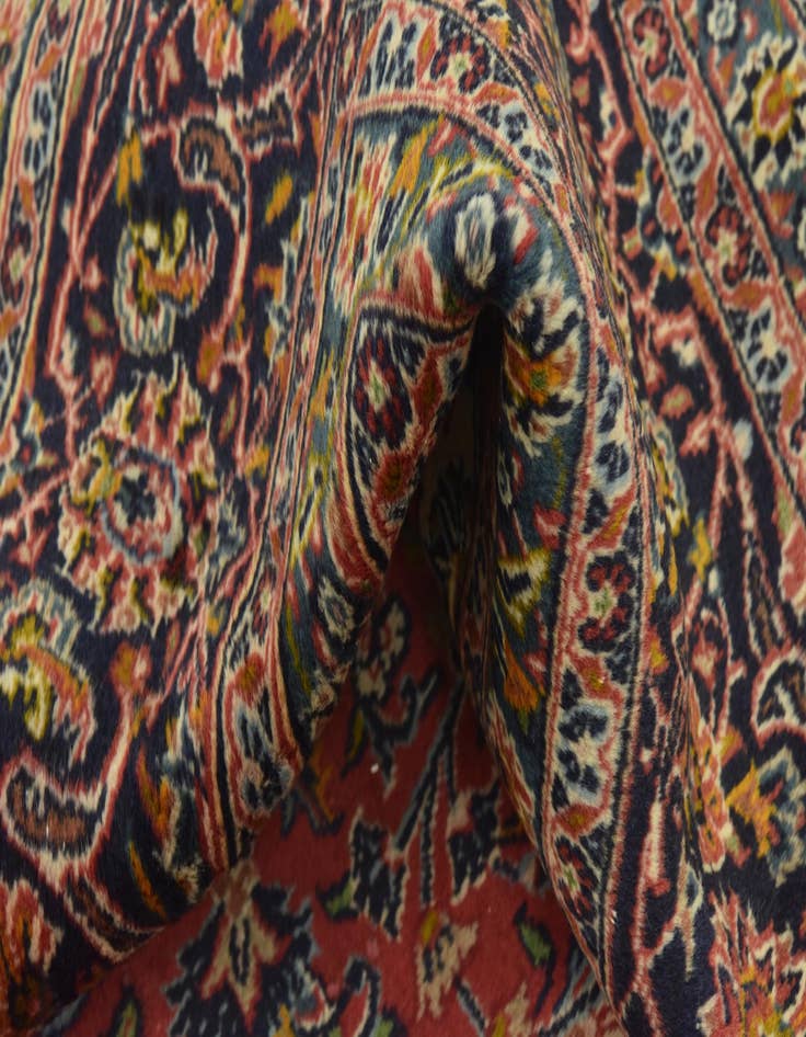 Detail image of  9' 8 x 12' 10  Hand Knotted Mashad Persian Wool Rug