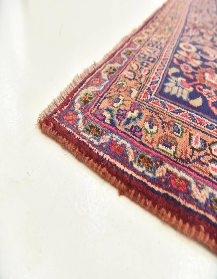 Detail image of  9' 7 x 12' 10  Hand Knotted Mashad Persian Wool Rug