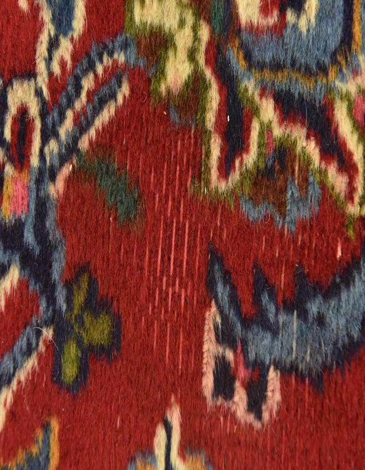 Detail image of  9' 10 x 12' 7  Hand Knotted Mashad Persian Wool Rug