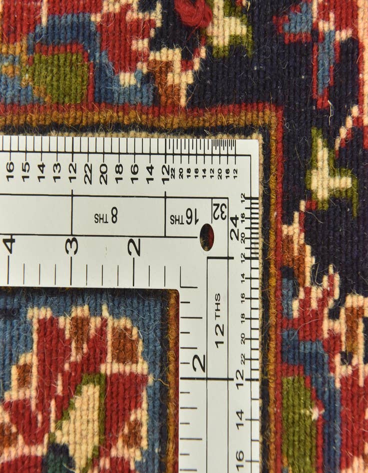 Detail image of  9' 10 x 12' 7  Hand Knotted Mashad Persian Wool Rug