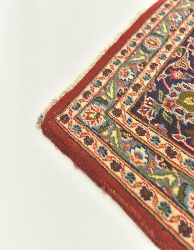 Detail image of  9' 10 x 12' 7  Hand Knotted Mashad Persian Wool Rug