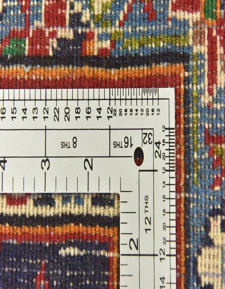 Detail image of  9' 8 x 12' 8  Hand Knotted Mashad Persian Wool Rug