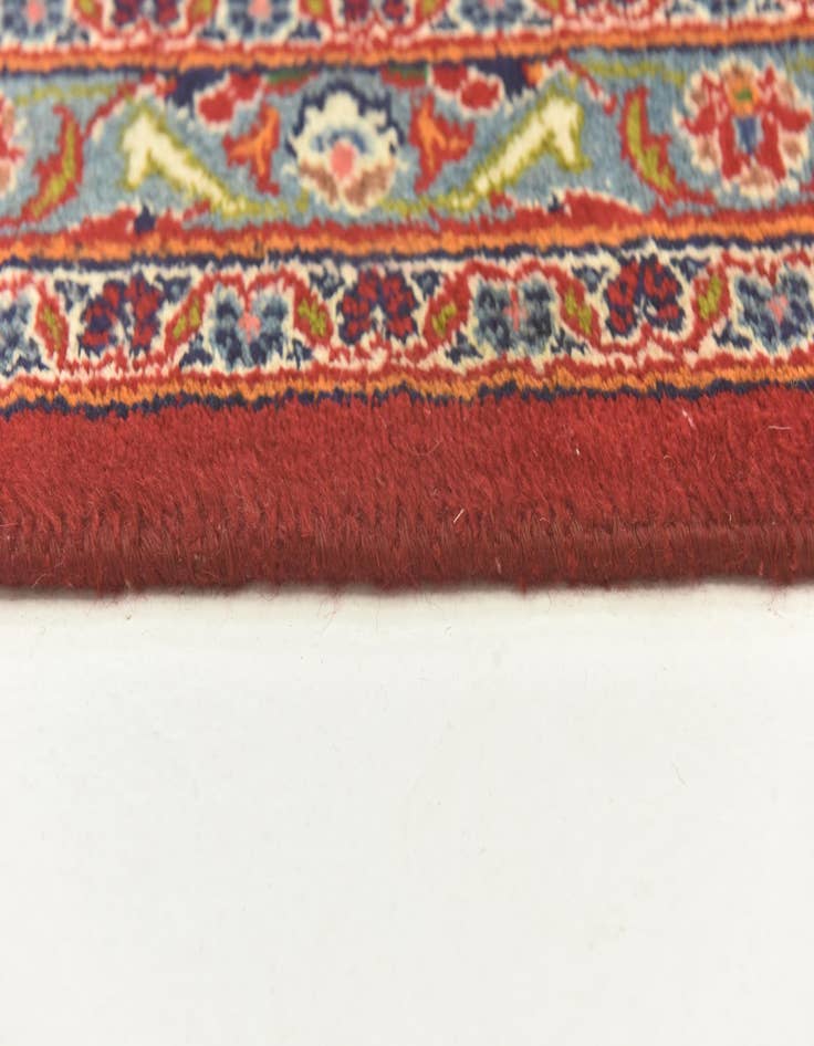 Detail image of  9' 8 x 12' 8  Hand Knotted Mashad Persian Wool Rug