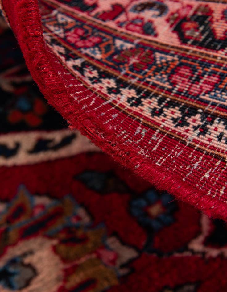 Detail image of  9' 8 x 12' 6  Hand Knotted Mashad Persian Wool Rug