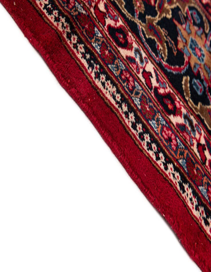 Detail image of  9' 8 x 12' 6  Hand Knotted Mashad Persian Wool Rug