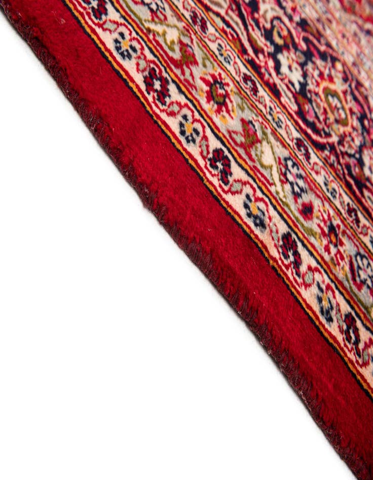 Detail image of  9' 7 x 13'  Hand Knotted Mashad Persian Wool Rug