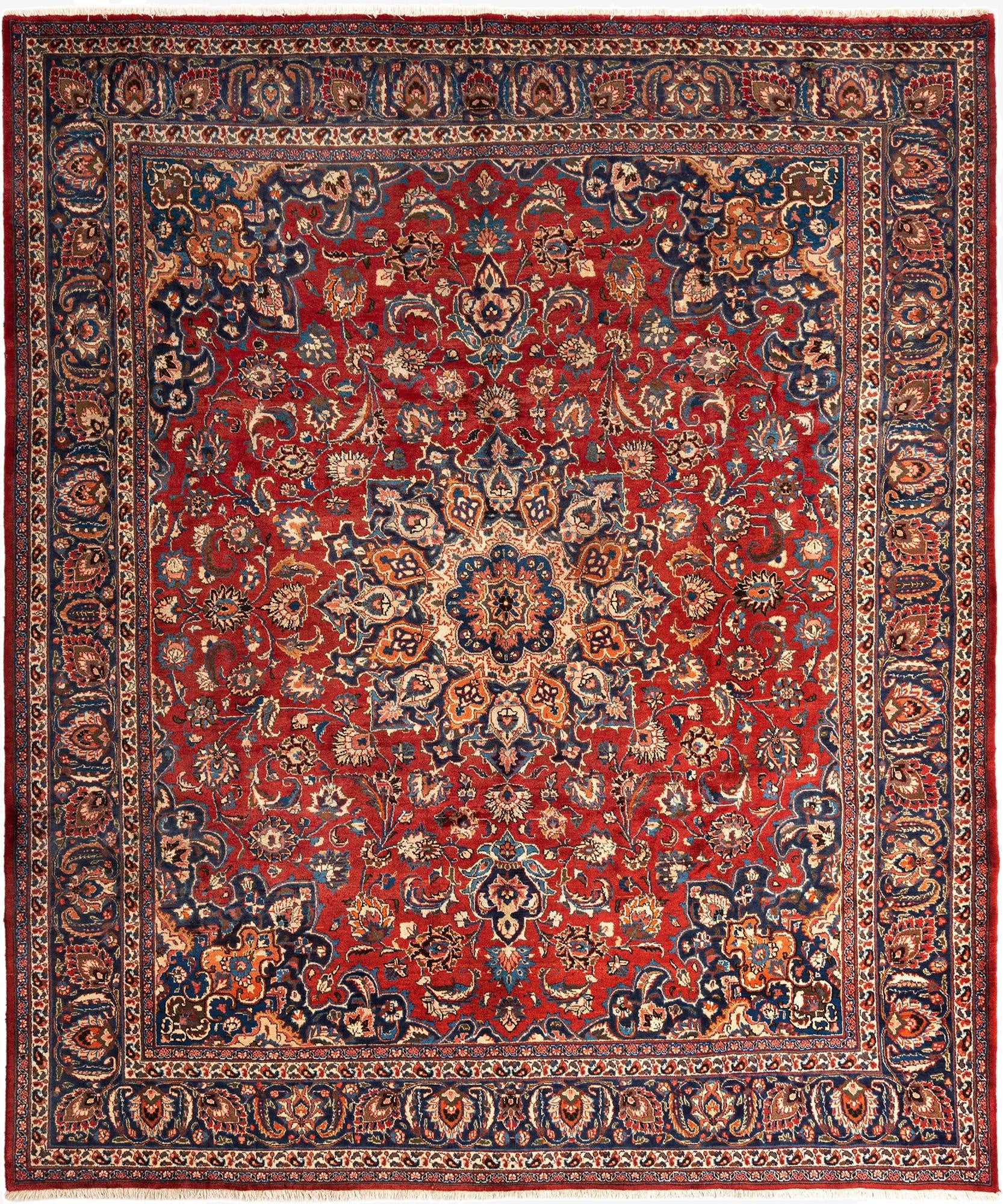  9' 9 x 11' 8 Mashad Wool Rug
