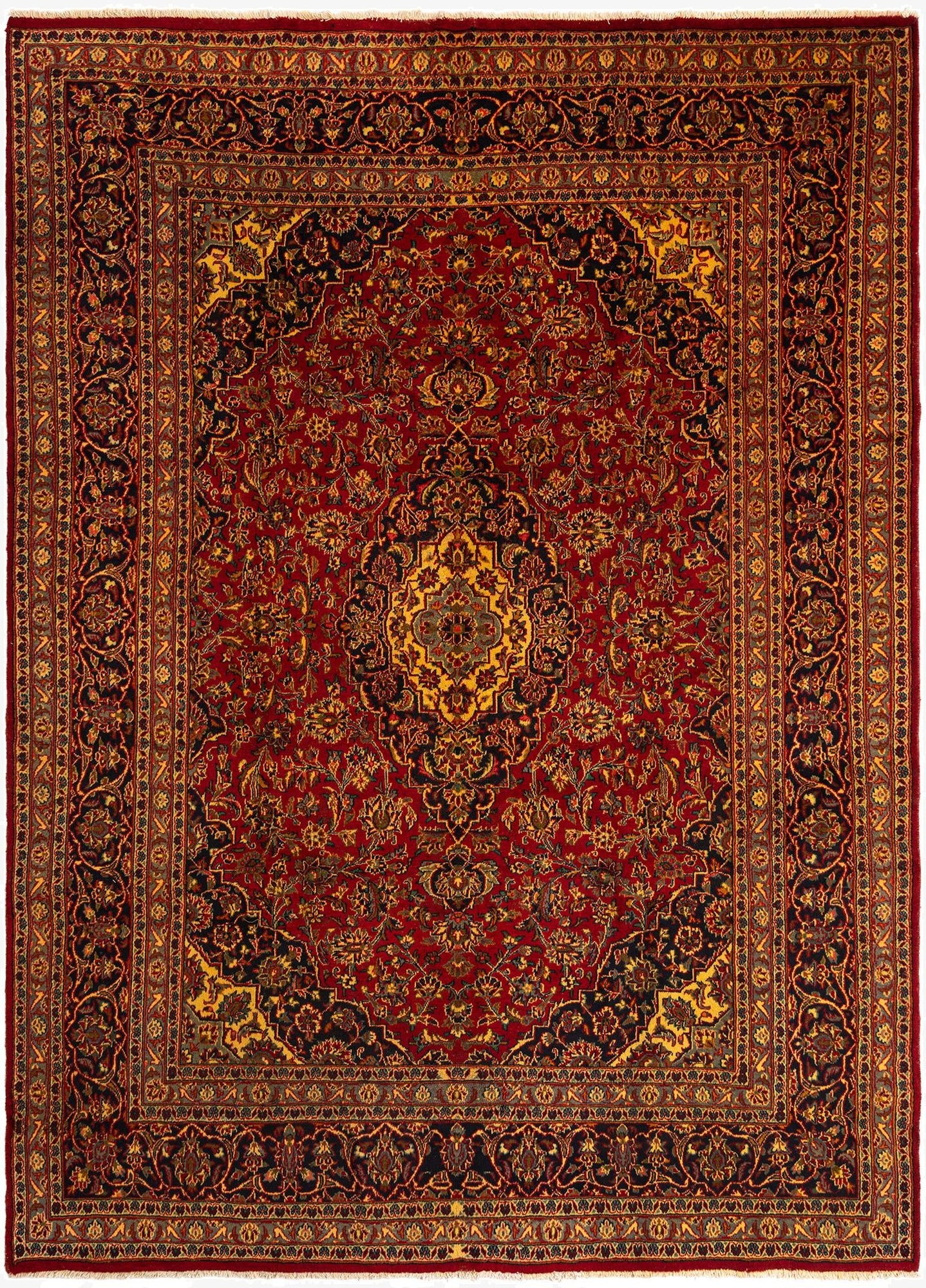  8' x 11' 1 Mashad Wool Rug