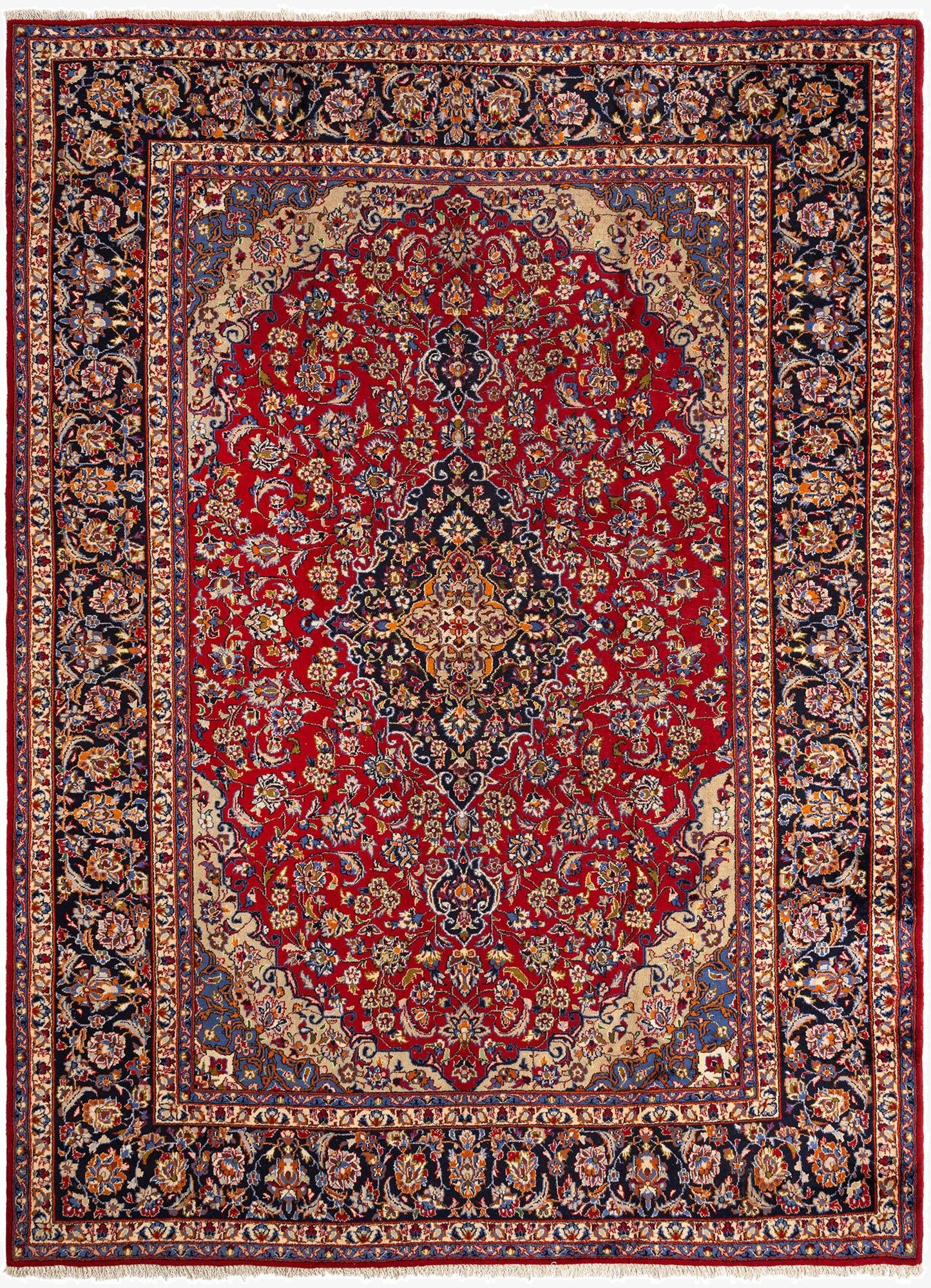 9' 5 x 12' 9 Mashad Wool Rug